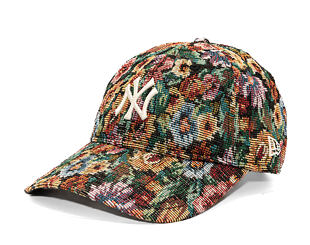 Womens Cap New Era - MLB Womens Floral 9TWENTY - NY Yankees - Black / Cream