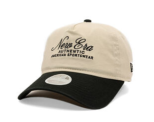 Womens Cap New Era - Branded Script 9TWENTY A-Frame - Cream
