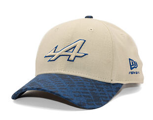 Cap New Era - F1 Heritage 9FORTY M-CROWN - Alpine Racing - Chrome White