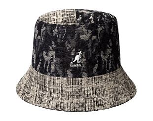Bucket Hat Kangol - TRENDS PACK - Denim Mashup Bucket - Black Topstitch