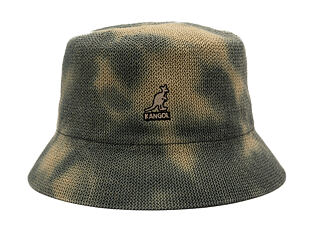 Bucket Hat Kangol - Tie Dye Knit Bucket - Black/Natural
