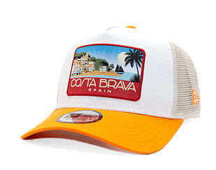 Cap New Era - Branded Location Patch 9FORTY A-Frame Trucker - Orange