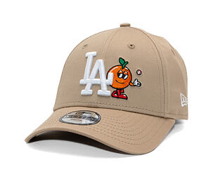 Kids Cap New Era - MLB Icon 9FORTY - LA Dodgers - Camel / White