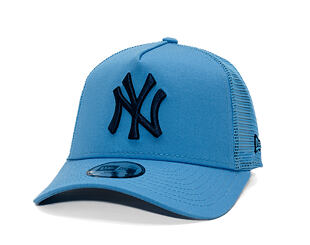 Kids Cap New Era - MLB Essential 9FORTY A-Frame Trucker - NY Yankees - Blue / Ocean Blue