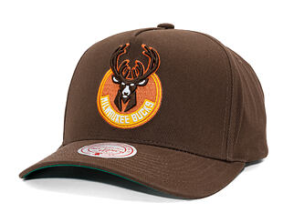 Cap Mitchell & Ness - NBA - Chestnut Peak - Milwaukee Bucks - Brown