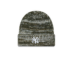 Beanie New Era - MLB Kulich Chunky Beanie Medium Knit - NY Yankees - Cilantro Green / New Olive