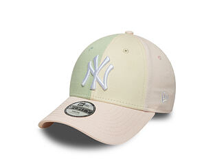 Kids Cap New Era - MLB Color Block 9FORTY - NY Yankees - Blush Pink / Soft Grass