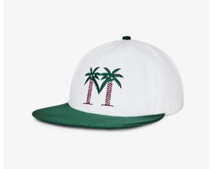 Cap Malbon - Palma Drive Snapback - Bright White/Green