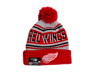 Beanie New Era - NHL Evergreen Wordmark Pom Medium Knit - Detroit Red Wings - Team Color