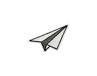 Patch Monoquick - Origami vlaštovka 3,3 x 3,8 cm