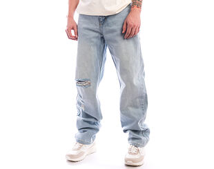 Pants Karl Kani - OG Distressed Straight Leg Jeans - Blue