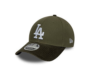 Cap New Era - MLB Cord Visor 9FORTY M-CROWN - LA Dodgers - New Olive