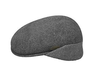 Kangol Wool 504 Earlap Grey Flat Cap