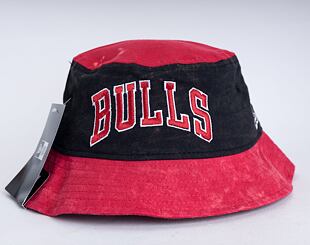 New Era NBA Washed Pack Tapered Bucket Chicago Bulls Black Hat