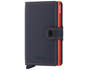 Wallet Secrid Miniwallet Matte Nightblue & Orange