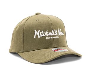 Kšiltovka Mitchell & Ness - Branded Pinscript Classic Red - Olive