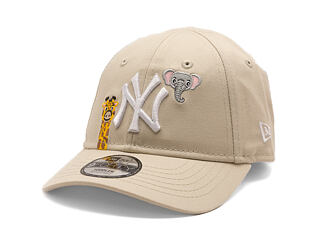Dětská Kšiltovka New Era - MLB Animal Icon 9FORTY - NY Yankees - Stone / White