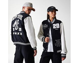 Bunda New Era - Patch Varsity Jacket - Black