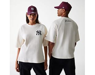 Triko New Era - MLB Waffle Tee - NY Yankees - Off White