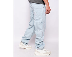 Džíny Karl Kani - Retro Baggy Workwear Denim bleached blue