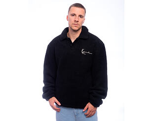 Mikina Karl Kani - Metal Signature Teddy Polo Black