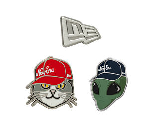 Pin New Era - Branded 3× Cap Pin Set - Silver