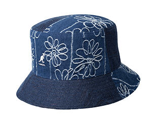 Bucket Hat Kangol - TRENDS PACK - Denim Mashup Bucket - Medium Blue Floral