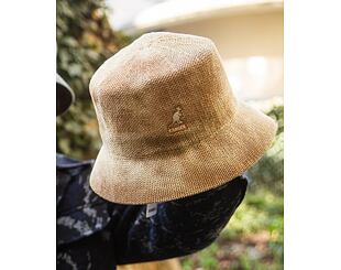 Bucket Hat Kangol - Tie Dye Knit Bucket - Tan/Natural