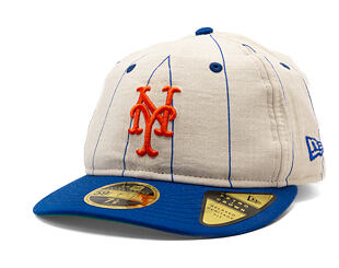 Cap New Era - MLB Retro Linen Pinstripe 59FIFTY Retro Crown - NY Mets - Team Color