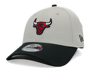 Cap New Era - NBA Color Block 9FORTY - Chicago Bulls - Stone / Black