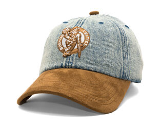 Cap Mitchell & Ness - Den Suede Strapback - NBA - Boston Celtics - Blue