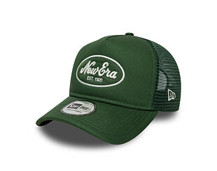 Cap New Era - Branded Oval Foam Patch 9FORTY A-Frame Trucker - Cilantro Green