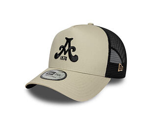 Cap New Era - Core Logo 9FORTY A-Frame Trucker - ASTON VILLA FC - Stone