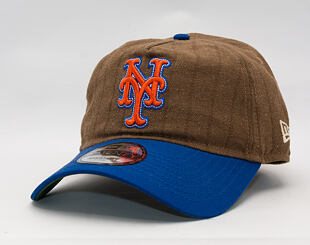 Cap New Era × Three Looms - Chestnut Pinstripe 9TWENTY A-Frame - NY Mets