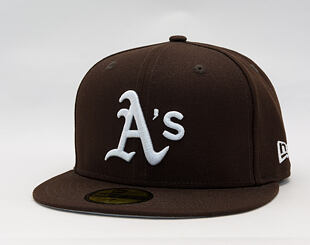 New Era - MLB Seasonal 59FIFTY - Oakland Athletics - Burnt Wood - Brown