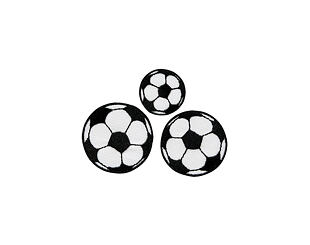 Patch Monoquick - Fotbalové míče 2,2 cm a 3,4 cm