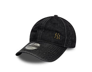 Cap New Era - MLB Washed Denim Pin 9TWENTY - NY Yankees - Black