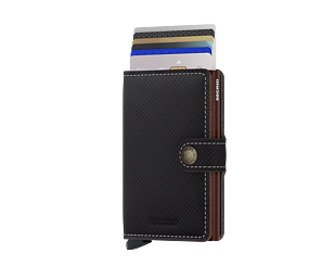 Secrid Miniwallet Saffiano Brown