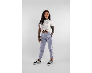 Kappa 222 BANDA WRASTORIA Slim Lilac/White/Light Grey Womens Sweatpants