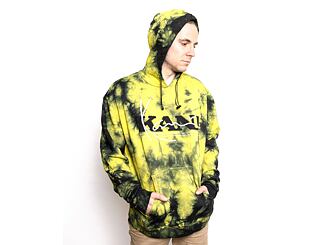 Karl Kani 6028812 KK Retro Tie Dye OS Hoodie Yellow/Black KM214-064-1 Hoody