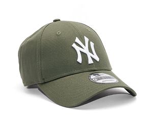 New Era League Essential New York Yankees 9FORTY Olive/White Cap