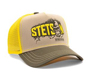 Kšiltovka Stetson Trucker Cap Ape Sustainable 7765101-75 Grey/Yellow