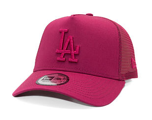 Kšiltovka New Era - MLB League Essential 9FORTY Trucker - LA Dodgers - Cherry