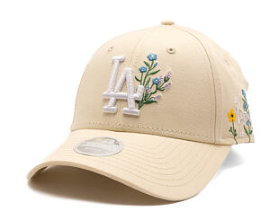 Dámská Kšiltovka New Era - MLB Floral Icon 9FORTY - LA Dodgers - Cream
