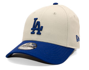 Dětská Kšiltovka New Era - MLB Color Block 9FORTY - LA Dodgers - Stone / Dark Royal