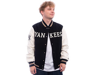 Bunda New Era - MLB Wordmark Varsity Jacket - NY Yankees - Black