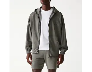 Mikina New Era - NBA Washed Full-zip - LA Lakers - Grey