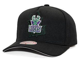 Cap Mitchell & Ness - NBA Tilted Pro Snapback Hwc - Milwaukee Bucks - Black