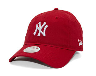 Womens Cap New Era - MLB Essential Midi Logo 9TWENTY - NY Yankees - Pinot Red