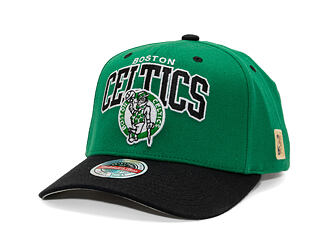 Cap Mitchell & Ness - NBA Team Arch Snapback - Boston Celtics - Green / Black
